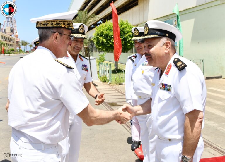Read more about the article Chief of Staff of the French Navy visits Alexandria Shipyard.