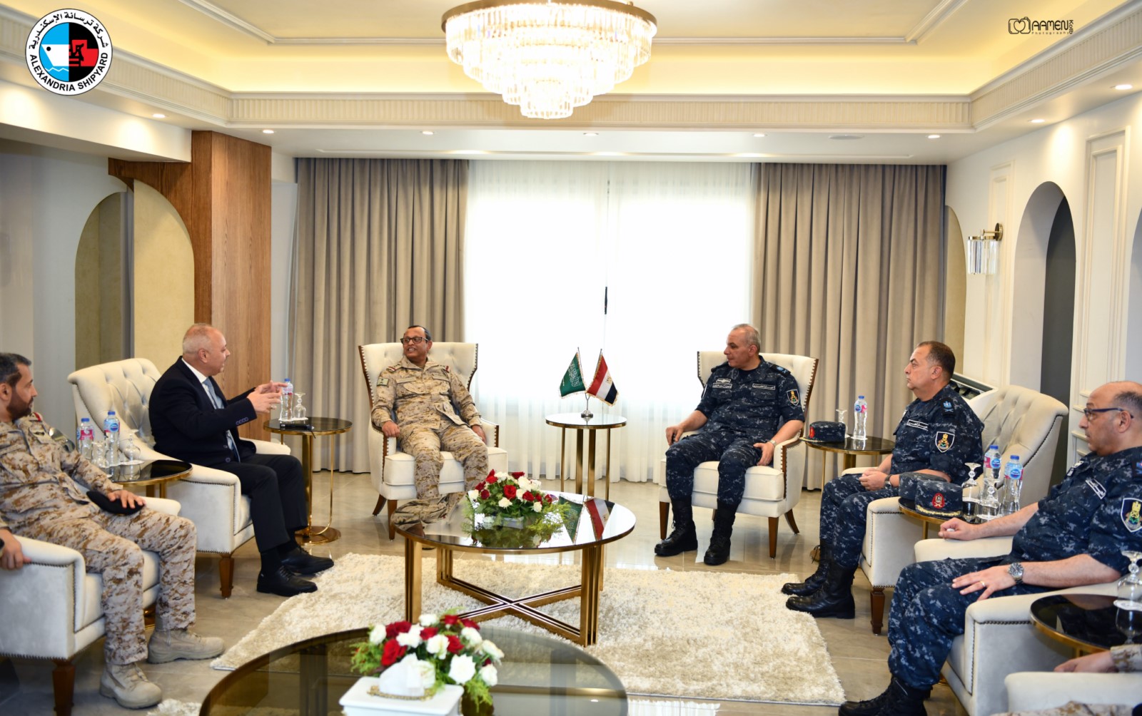 Read more about the article استقبال وفد القوات البحرية السعودية